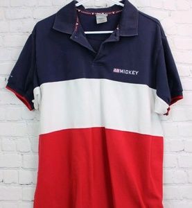 Disney Mickey Mouse American Sports Polo Size Med